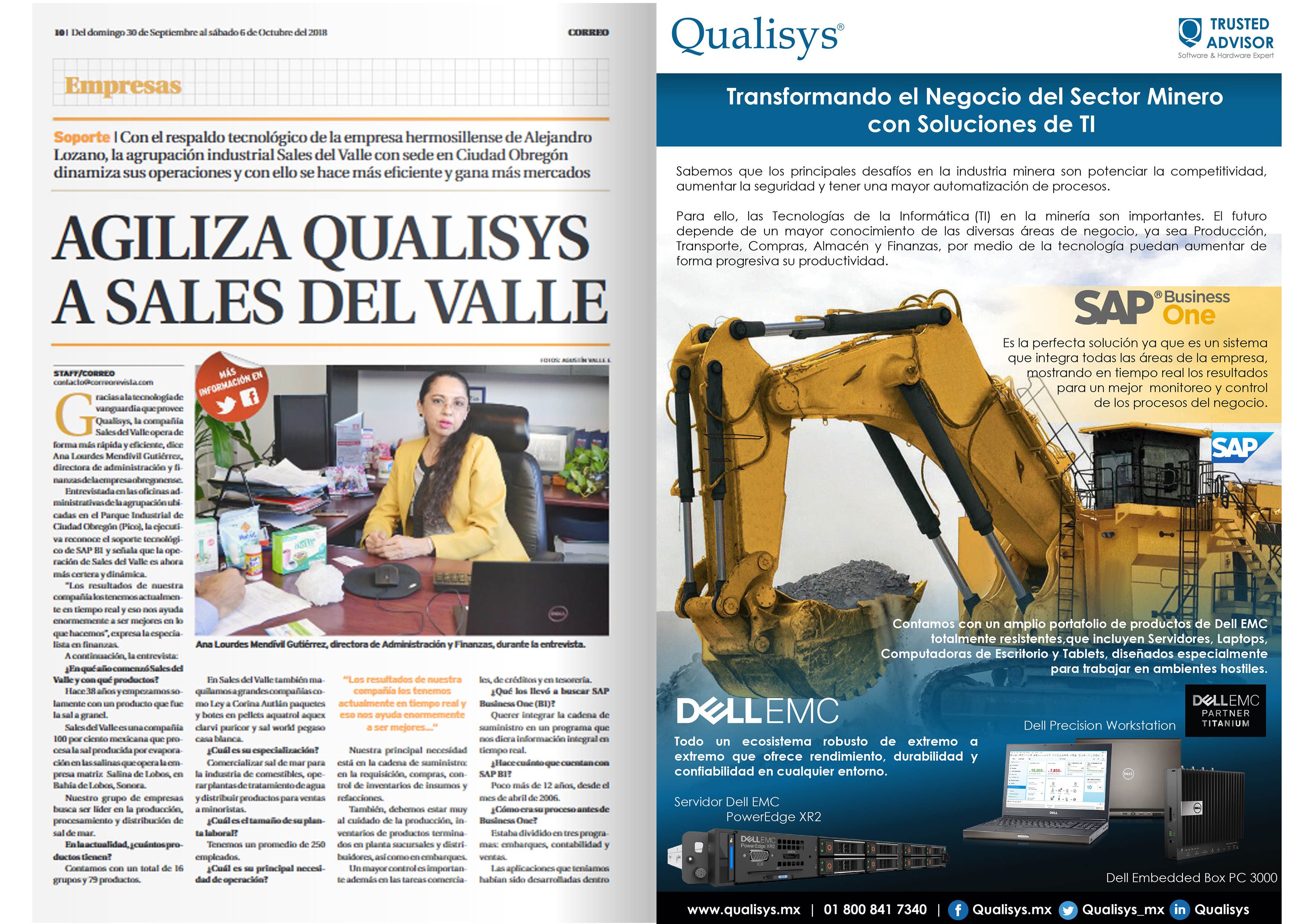 Agiliza Qualisys a Sales del Valle - Image